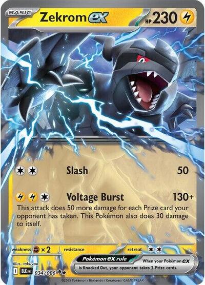 Zekrom ex #34 Black Bolt