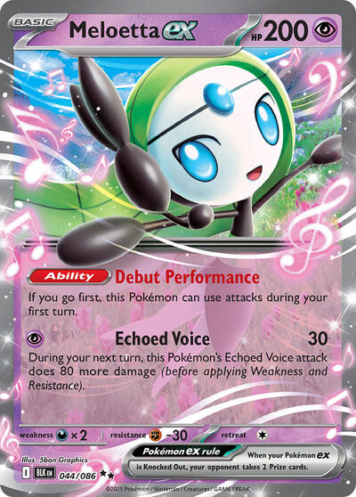 Meloetta ex #44 Black Bolt