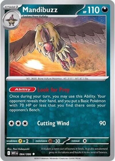 Mandibuzz #64 White Flare