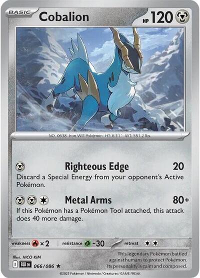 Cobalion #66 Black Bolt