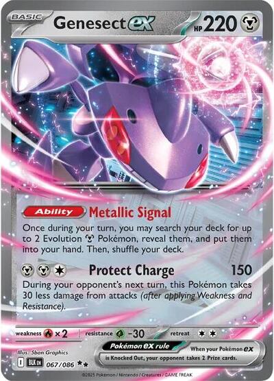 Genesect ex #67 Black Bolt