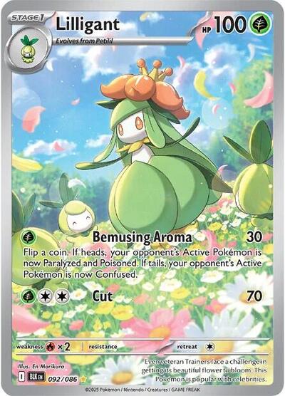 Lilligant #92 Black Bolt