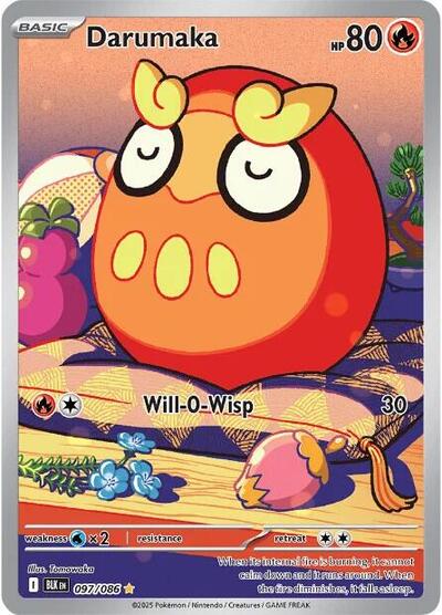 Darumaka #97 Black Bolt