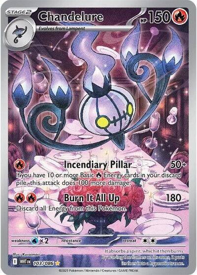 Chandelure #103 White Flare