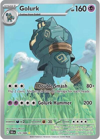 Golurk #123 Black Bolt