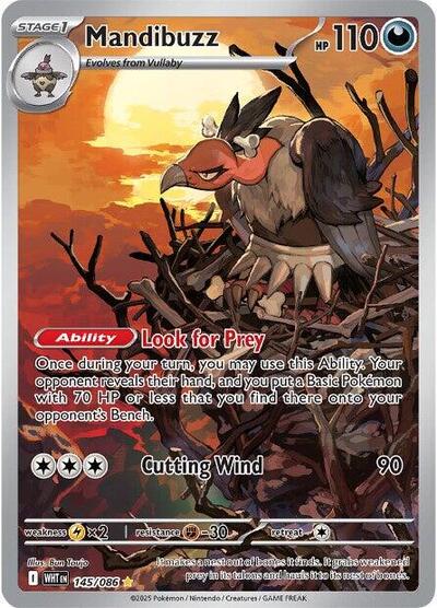Mandibuzz #145 White Flare