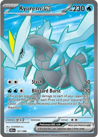Kyurem ex #157 Black Bolt