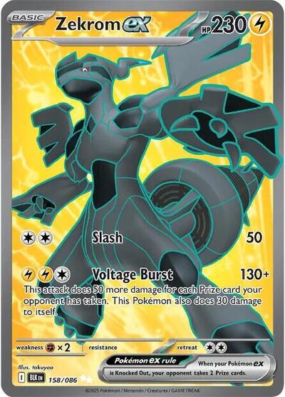 Zekrom ex #158 Black Bolt