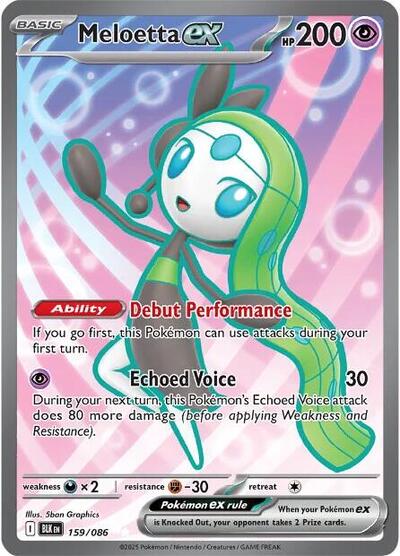 Meloetta ex #159 Black Bolt