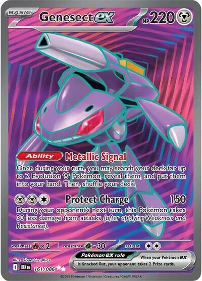 Genesect ex #161 Black Bolt