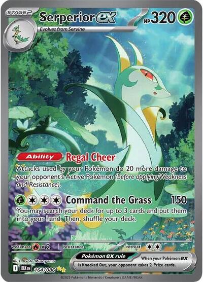 Serperior ex #164 Black Bolt
