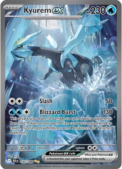 Kyurem ex #165 Black Bolt