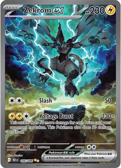 Zekrom ex #166 Black Bolt