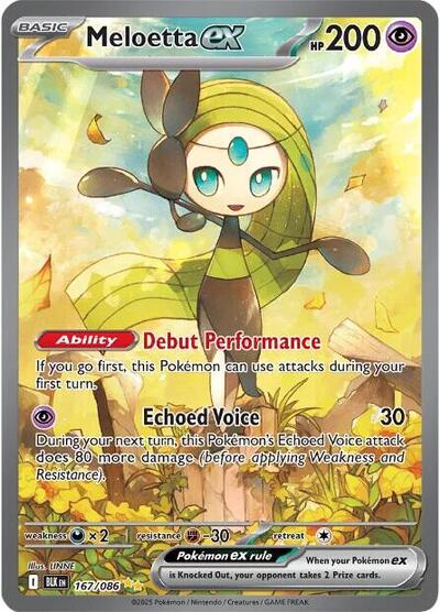 Meloetta ex #167 Black Bolt