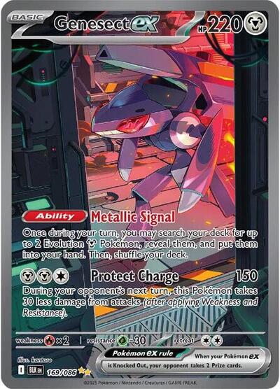 Genesect ex #169 Black Bolt
