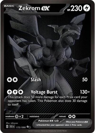 Zekrom ex #172 Black Bolt