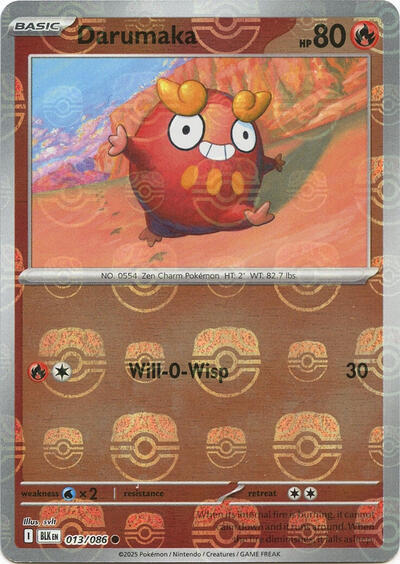 Darumaka #13 Black Bolt