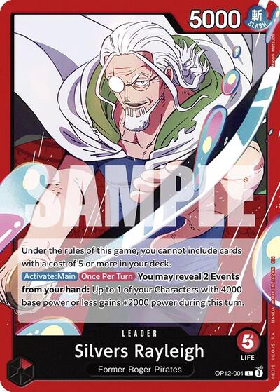 Silvers Rayleigh #OP12-001 Legacy of the Master