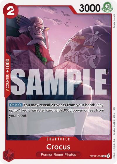 Crocus #OP12-003 Legacy of the Master