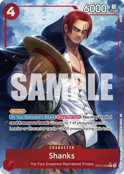 Shanks (Alternate Art) #OP12-008 Legacy of the Master