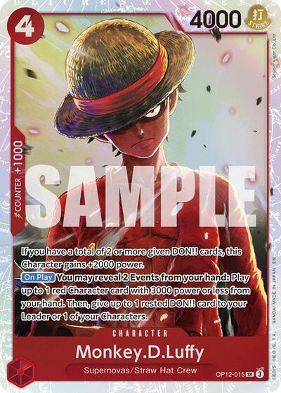 Monkey.D.Luffy #OP12-015 Legacy of the Master