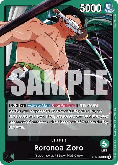 Roronoa Zoro #OP12-020 Legacy of the Master