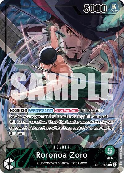 Roronoa Zoro (Alternate Art) #OP12-020 Legacy of the Master