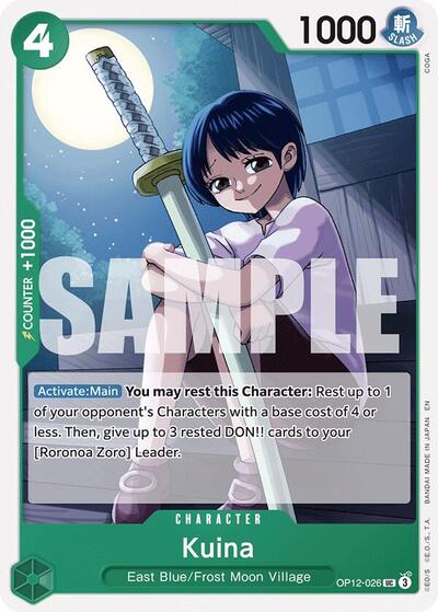 Kuina #OP12-026 Legacy of the Master