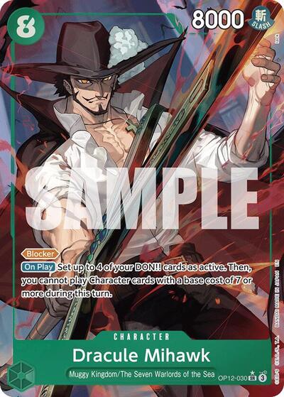 Dracule Mihawk (Alternate Art) #OP12-030 Legacy of the Master