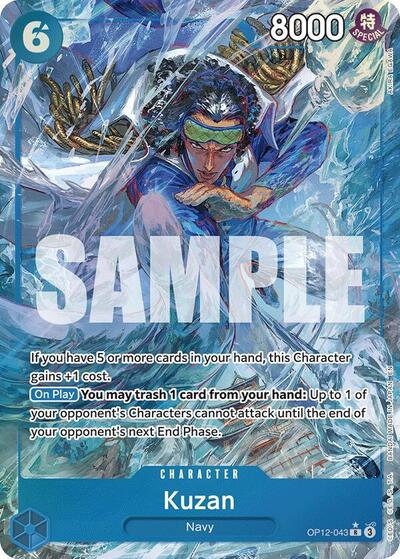 Kuzan (Alternate Art) #OP12-043 Legacy of the Master