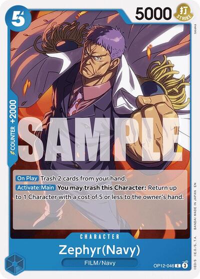 Zephyr(Navy) #OP12-046 Legacy of the Master