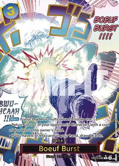 Boeuf Burst (Alternate Art) #OP12-060 Legacy of the Master