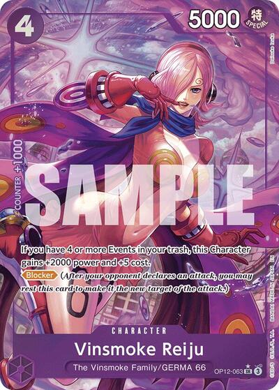 Vinsmoke Reiju (Alternate Art) #OP12-063 Legacy of the Master