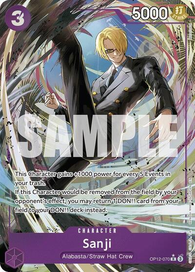 Sanji (Alternate Art) #OP12-070 Legacy of the Master