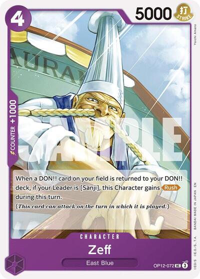 Zeff #OP12-072 Legacy of the Master