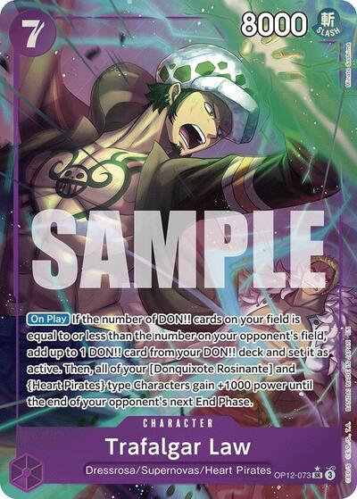 Trafalgar Law (Alternate Art) #OP12-073 Legacy of the Master