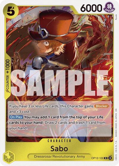 Sabo #OP12-100 Legacy of the Master