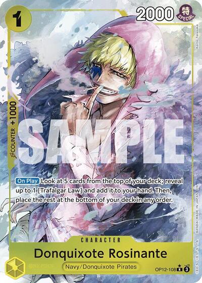 Donquixote Rosinante (Alternate Art) #OP12-108 Legacy of the Master