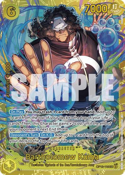 Bartholomew Kuma #OP12-119 Legacy of the Master