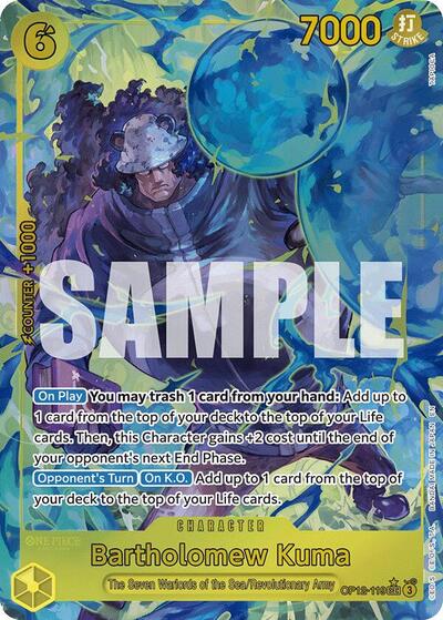 Bartholomew Kuma (Alternate Art) #OP12-119 Legacy of the Master