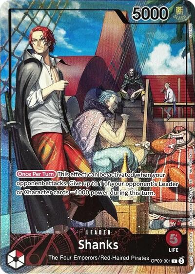 Shanks (2025 PSA Magazine Promo) #OP09-001 One Piece Promotion Cards