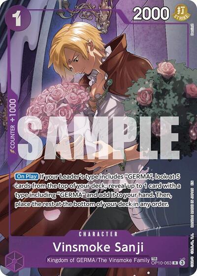 Vinsmoke Sanji (TR) #OP10-063 Legacy of the Master