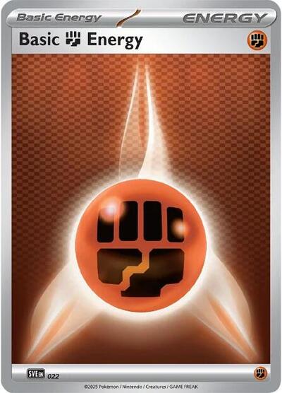 Basic Fighting Energy #22 Scarlet & Violet Energies