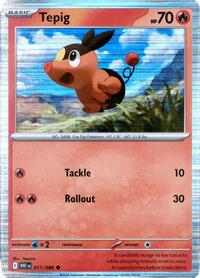Tepig #11 Miscellaneous Cards & Products