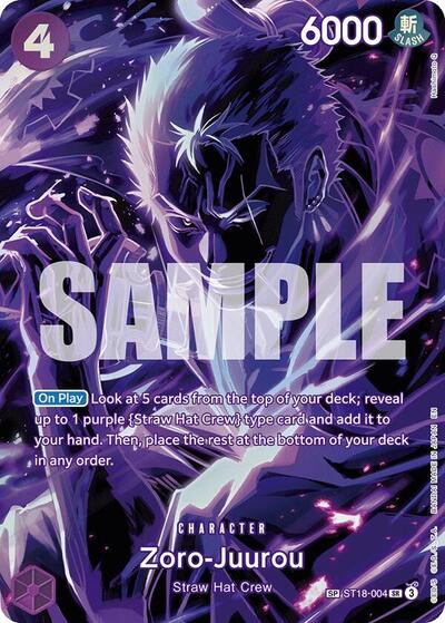 Zoro-Juurou (SP) #ST18-004 Legacy of the Master