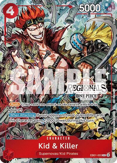 Kid & Killer (Offline Regional Participation Pack 2025 Vol.2) #EB01-003 One Piece Promotion Cards