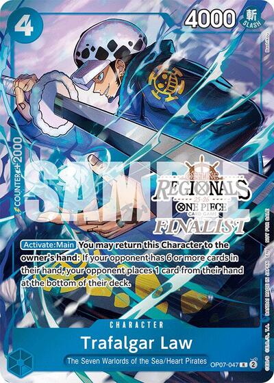 Trafalgar Law (Offline Regional Finalist Card Set 2025 Vol.2) #OP07-047 One Piece Promotion Cards