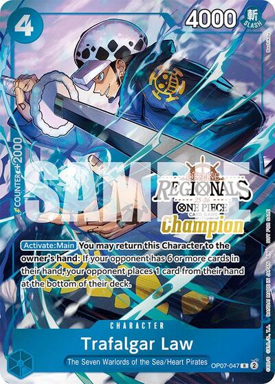 Trafalgar Law (Offline Regional Champion Card Set 2025 Vol.2) #OP07-047 One Piece Promotion Cards