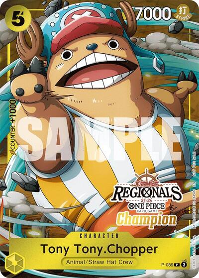 Tony Tony.Chopper (Offline Regional Champion Card Set 2025 Vol.2) #P-089 One Piece Promotion Cards