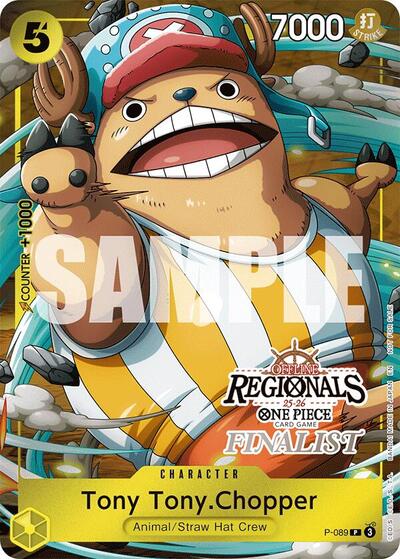 Tony Tony.Chopper (Offline Regional Finalist Card Set 2025 Vol.2) #P-089 One Piece Promotion Cards